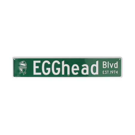 Street sign "EGGhead Blvd."