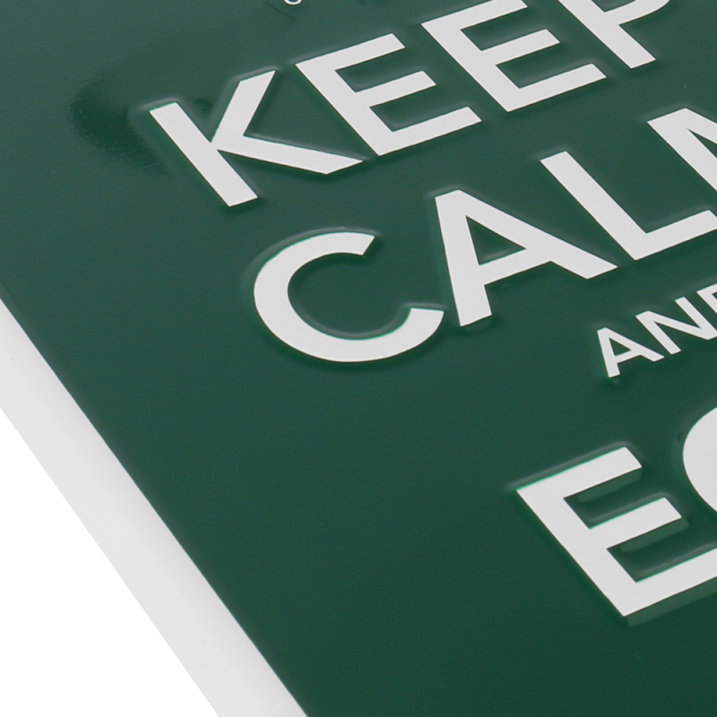 Embleem "KEEP CALM and EGG ON"