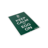 Embleem "KEEP CALM and EGG ON"
